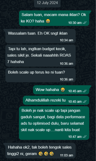 Portfolio 55 testimoni ads 4