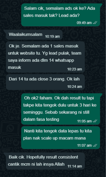 Portfolio 57 testimoni ads 5