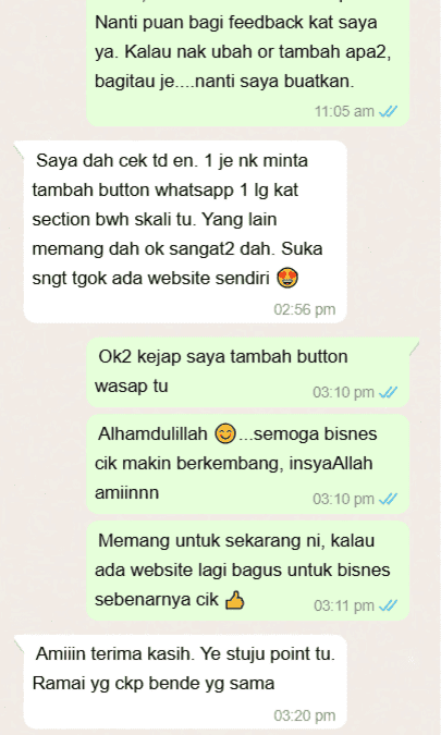 Portfolio 52 testimoni website 3