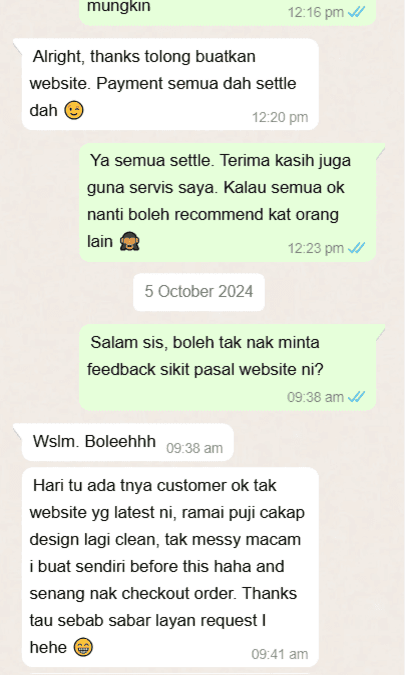 Portfolio 54 testimoni website 4